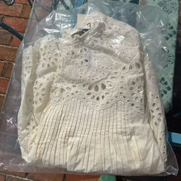 SEA New York Lainey Embroidered Blouse NWT - Picture 7 of 14